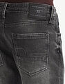 Flying Machine Slash Slim Tapered Fit Mid Rise Jeans