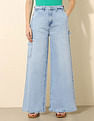 U.S. Polo Assn. Women High Rise Ultra Wide Leg Jeans