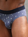 U.S. Polo Assn. Low Rise Printed OEB16 Briefs - Pack Of 3