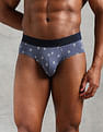 U.S. Polo Assn. Low Rise Printed OEB16 Briefs - Pack Of 3