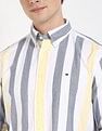 Tommy Hilfiger Striped Relaxed-Fit Oxford Shirt