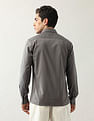 Arrow Newyork Textured Manhattan Slim Fit Shirt
