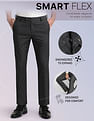 Arrow Denver Slim Fit Solid Trousers