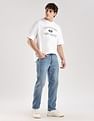Calvin Klein Jeans Logo Relaxed-Fit Cotton T Shirt