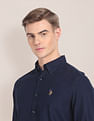 U.S. Polo Assn. Button Down Collar Dyed Shirt
