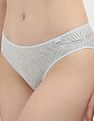 Calvin Klein Underwear Lace Patterned Mid Rise Bikini
