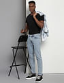 Tommy Hilfiger Austin Slim Tapered Acid Wash Jeans