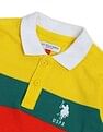 U.S. Polo Assn. Kids Boys Colour Blocked Polo Shirt
