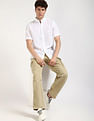 Tommy Hilfiger Solid Regular Fit Plain Woven Shirt