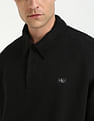 Calvin Klein Jeans Solid Relaxed-Fit Cotton Sweatshirt
