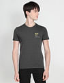 Flying Machine Cotton Solid T-Shirt
