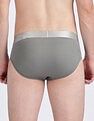 Calvin Klein Underwear Low Rise Solid Grey Briefs