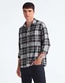 Flying Machine Tartan Check Relaxed Overshirt