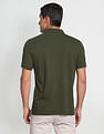 Arrow Sports Compact Cotton Solid Polo Shirt