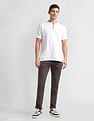 Arrow Sports Mid Rise Smart Flex Trousers