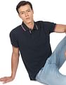 Arrow Sports Solid Cotton Polo Shirt
