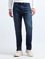 Flying Machine Slash Slim Tapered Fit Jeans