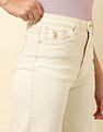 U.S. Polo Assn. Women High Rise Ultra Wide Leg Fit Jeans