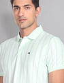 AD by Arvind Vertical Stripe COOL-IT Real Deal Polo Shirt