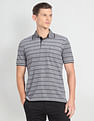 Arrow Horizontal Stripe Cotton Polo Shirt