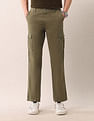 U.S. Polo Assn. Denim Co. Mid Rise Straight Fit Textured Cargos