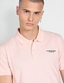 Flying Machine Solid Pique Polo Shirt
