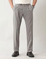 Arrow Regular Fit Dobby Weave Trousers