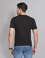 AD by Arvind Crew Neck Graphic Print T-Shirt