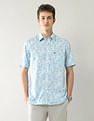 Arrow Sport Floral Printed Regular Fit Shirt