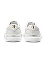 Cole Haan Men White Lace Up Grandpro Rally Laser Cut Sneakers