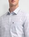 Arrow Sport Abstract Print Cotton Shirt