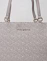 Tommy Hilfiger Logo Brown Pu Tote Bag