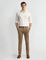 Arrow Newyork Manhattan Slim Fit Windowpane Checked Shirt