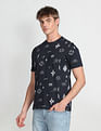 Flying Machine Graphic Print Cotton T-Shirt