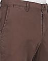 Calvin Klein Men Brown Mid Rise Solid Chinos
