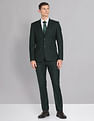 AD by Arvind Tailored Regular Fit Checked Two Piece Suit