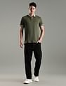 Tommy Hilfiger Printed Regular Fit Cotton Polo T-Shirt