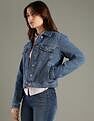 Tommy Hilfiger Regular Fit Cotton Spread Collar Denim Jacket