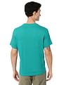 AD by Arvind Crew Neck Typographic Print Cotton T-Shirt