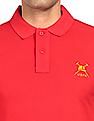 U.S. Polo Assn. Ribbed Collar Cotton Polo Shirt