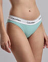 Calvin Klein Underwear Womens Blue Solid Panties