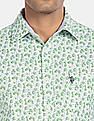 U.S. Polo Assn. Spread Collar Cotton Printed Casual Shirt