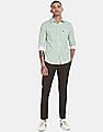 U.S. Polo Assn. Spread Collar Cotton Printed Casual Shirt