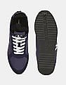 Calvin Klein Men Medieval Blue Jemmy Tonal Panel Lace Up Sneakers