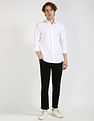 Calvin Klein Jeans White Dobby Shirt