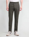 Arrow Sport Slim Fit Solid Trousers