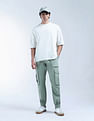 Flying Machine Solid Relaxed Fit Joggers