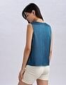 Calvin Klein Jeans Regular Fit Polyester V-Neck Tops