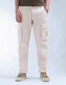 Flying Machine Relaxed Tapered Fit Twill Cargo