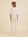 U.S. Polo Assn. Kids Boys Solid Pure Cotton Track Pants